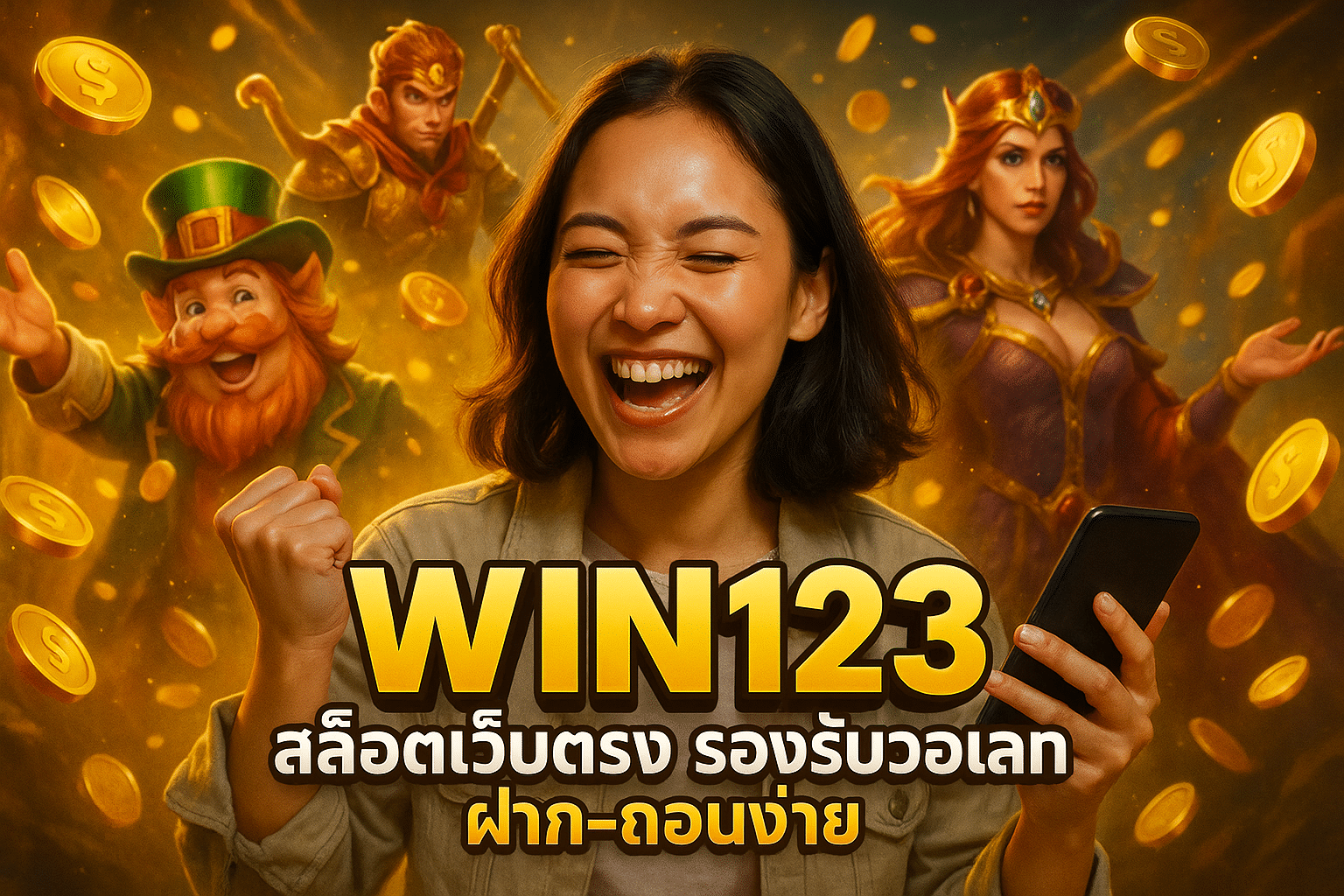 WIN123 สล็อตเว็บตรง รองรับวอเลท ฝาก-ถอนง่าย