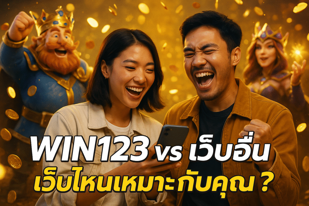 WIN123 vs เว็บอื่น เว็บไหนเหมาะกับคุณ?