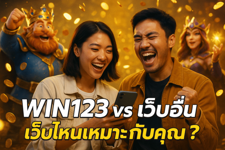 WIN123 vs เว็บอื่น เว็บไหนเหมาะกับคุณ?