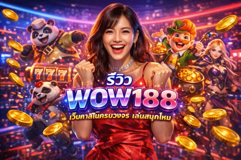 รีวิว WOW188 เว็บคาสิโนครบวงจร เล่นสนุกไหม