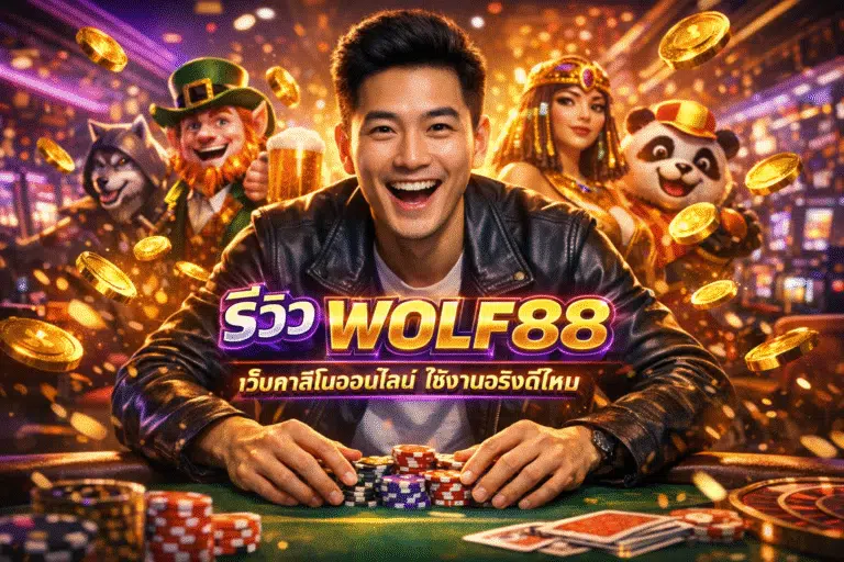 รีวิว WOLF88 เว็บคาสิโนออนไลน์ ใช้งานจริงดีไหม